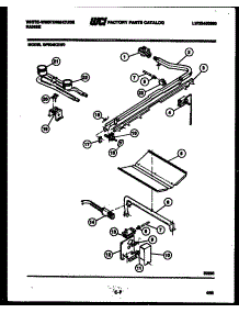 04 - Burner, Manifold And Gas Control parts for Frigidaire Range GF504KXWO from AppliancePartsPros.com