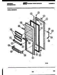 03 - Refrigerator Door Parts parts for Frigidaire Refrigerator GSIW36FH1 from AppliancePartsPros.com