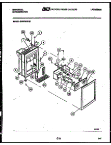 07 - Ice Door, Dispenser And Water Tank parts for Frigidaire Refrigerator GSIW36WHD2 from AppliancePartsPros.com