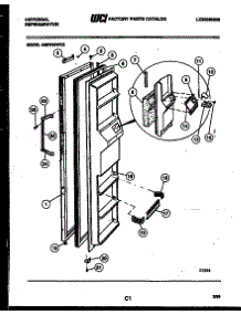 02 - Freezer Door Parts parts for Frigidaire Refrigerator GSIW36WHE2 from AppliancePartsPros.com
