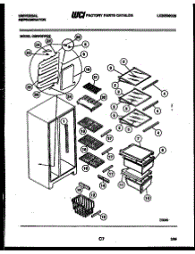 05 - Shelves And Supports parts for Frigidaire Refrigerator GSIW36WHW2 from AppliancePartsPros.com