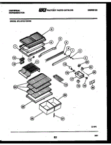 04 - Shelves And Supports parts for Frigidaire Refrigerator GTL175WH3-66 from AppliancePartsPros.com