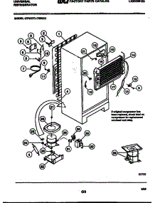 05 - System And Automatic Defrost Parts parts for Frigidaire Refrigerator GTL175WV1 from AppliancePartsPros.com