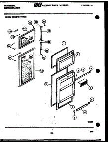 02 - Door Parts parts for Frigidaire Refrigerator GTL175WW0-23 from AppliancePartsPros.com