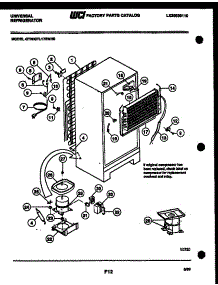 05 - System And Automatic Defrost Parts parts for Frigidaire Refrigerator GTL175WW0-23 from AppliancePartsPros.com