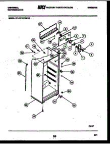 03 - Cabinet Parts parts for Frigidaire Refrigerator GTL175WY3 from AppliancePartsPros.com