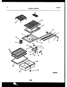 05 - Shelves And Supports parts for Frigidaire Refrigerator GTL181BLD0 from AppliancePartsPros.com
