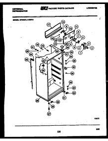 03 - Cabinet Parts parts for Frigidaire Refrigerator GTM175WH1 from AppliancePartsPros.com