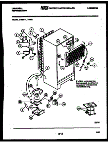 05 - System And Automatic Defrost Parts parts for Frigidaire Refrigerator GTM175WH1 from AppliancePartsPros.com