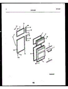 02 - Door Parts parts for Frigidaire Refrigerator GTN/GTL142BK2 from AppliancePartsPros.com