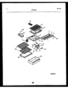 05 - Shelves And Supports parts for Frigidaire Refrigerator GTN/GTL142HK2 from AppliancePartsPros.com