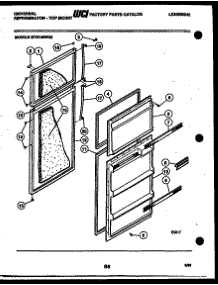 02 - Door Parts parts for Frigidaire Refrigerator GTN140WGF2 from AppliancePartsPros.com
