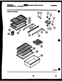04 - Shelves And Supports parts for Frigidaire Refrigerator GTN140WGH3 from AppliancePartsPros.com