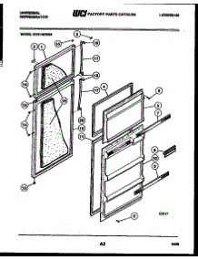 02 - Door Parts parts for Frigidaire Refrigerator GTN140WGV4 from AppliancePartsPros.com