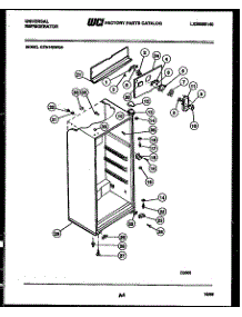 03 - Cabinet Parts parts for Frigidaire Refrigerator GTN140WGV4 from AppliancePartsPros.com