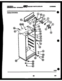 03 - Cabinet Parts parts for Frigidaire Refrigerator GTN140WGW3-00 from AppliancePartsPros.com