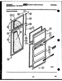 02 - Door Parts parts for Frigidaire Refrigerator GTN140WGY3 from AppliancePartsPros.com
