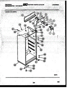 03 - Cabinet Parts parts for Frigidaire Refrigerator GTN155WHD1 from AppliancePartsPros.com
