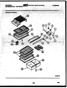 04 - Shelves And Supports parts for Frigidaire Refrigerator GTN155WHV1 from AppliancePartsPros.com