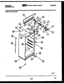 03 - Cabinet Parts parts for Frigidaire Refrigerator GTN175WD3 from AppliancePartsPros.com