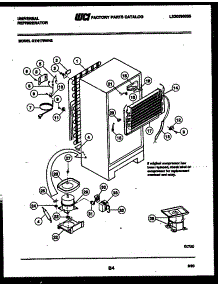 05 - System And Automatic Defrost Parts parts for Frigidaire Refrigerator GTN175WHD2 from AppliancePartsPros.com