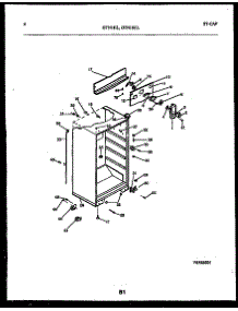 04 - Cabinet Parts parts for Frigidaire Refrigerator GTN181WLO from AppliancePartsPros.com