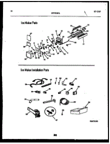 08 - Ice Maker And Installation Parts parts for Frigidaire Refrigerator GTN181WLO from AppliancePartsPros.com