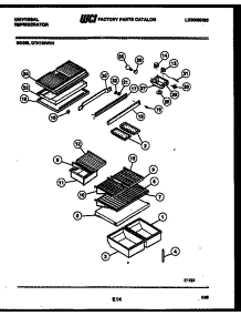 04 - Shelves And Supports parts for Frigidaire Refrigerator GTN198DH1 from AppliancePartsPros.com