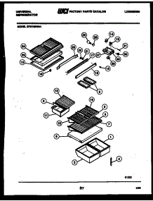 04 - Shelves And Supports parts for Frigidaire Refrigerator GTN198WE1 from AppliancePartsPros.com