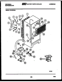 05 - System And Automatic Defrost Parts parts for Frigidaire Refrigerator GTN198WHF2 from AppliancePartsPros.com