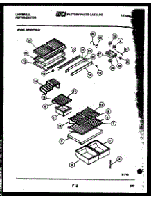 04 - Shelves And Supports parts for Frigidaire Refrigerator GTN217WHF4 from AppliancePartsPros.com