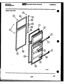 02 - Door Parts parts for Frigidaire Refrigerator GTN217WHH2 from AppliancePartsPros.com