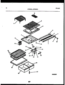 06 - Shelves And Supports parts for Frigidaire Refrigerator GTNI181WLW0 from AppliancePartsPros.com