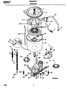 03 - Motor / Tub parts for Frigidaire Washer GWS223RFS1 from AppliancePartsPros.com