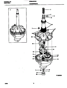04 - Transmission parts for Frigidaire Washer GWS645RFS2 from AppliancePartsPros.com