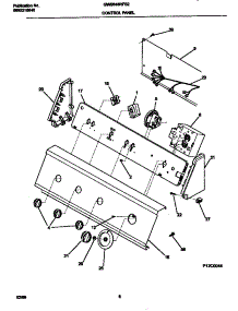 05 - Control Panel parts for Frigidaire Washer GWS645RFS2 from AppliancePartsPros.com