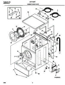 03 - Cabinet,Door & Top parts for Frigidaire Washer GWT445RFS2 from AppliancePartsPros.com