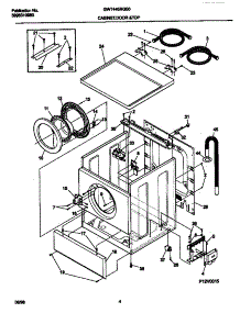 03 - Washer Cabinet,Door parts for Frigidaire Washer GWT445RGS0 from AppliancePartsPros.com