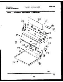 04 - Console And Control Parts parts for Frigidaire Dryer MDE216RBD0 from AppliancePartsPros.com