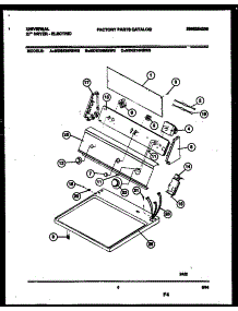 04 - Console And Control Parts parts for Frigidaire Dryer MDE436RBW0 from AppliancePartsPros.com