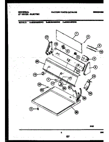 04 - Console And Control Parts parts for Frigidaire Dryer MDE436RBWD0 from AppliancePartsPros.com