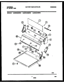 04 - Console And Control Parts parts for Frigidaire Dryer MDG336MBW0 from AppliancePartsPros.com