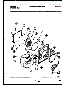 03 - Door Parts parts for Frigidaire Dryer MDG336MBWW0 from AppliancePartsPros.com