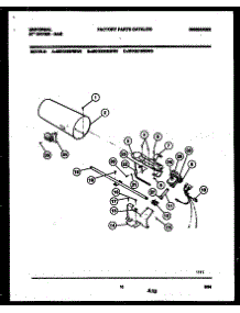 06 - Burner, Igniter And Valve parts for Frigidaire Dryer MDG436RBW0 from AppliancePartsPros.com