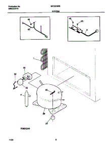 04 - System parts for Frigidaire Freezer MFC05M0BW5 from AppliancePartsPros.com