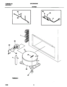 04 - System parts for Frigidaire Freezer MFC05M3BW5 from AppliancePartsPros.com