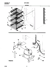 04 - System parts for Frigidaire Freezer MFU14M2GW1 from AppliancePartsPros.com