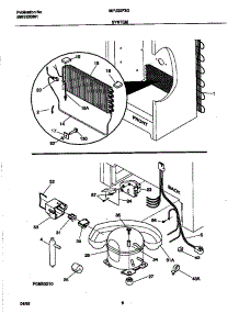 04 - System parts for Frigidaire Freezer MFU20F3GW6 from AppliancePartsPros.com