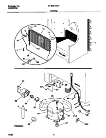 04 - System parts for Frigidaire Freezer MFU20F3GW7 from AppliancePartsPros.com