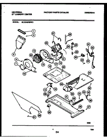 03 - Motor And Blower Parts parts for Frigidaire Washer Dryer Combo MLXE42RBD0 from AppliancePartsPros.com